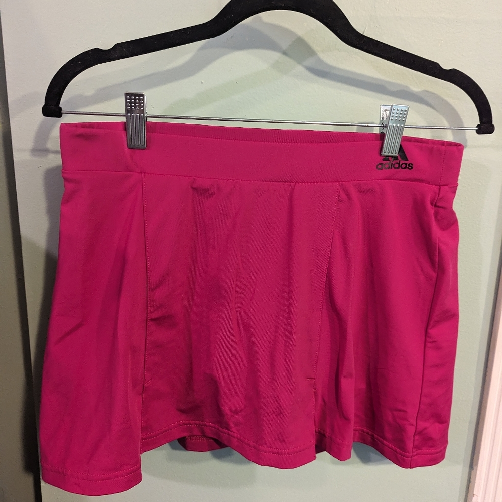 Hot Pink M Adidas Tennis Athletic Skort